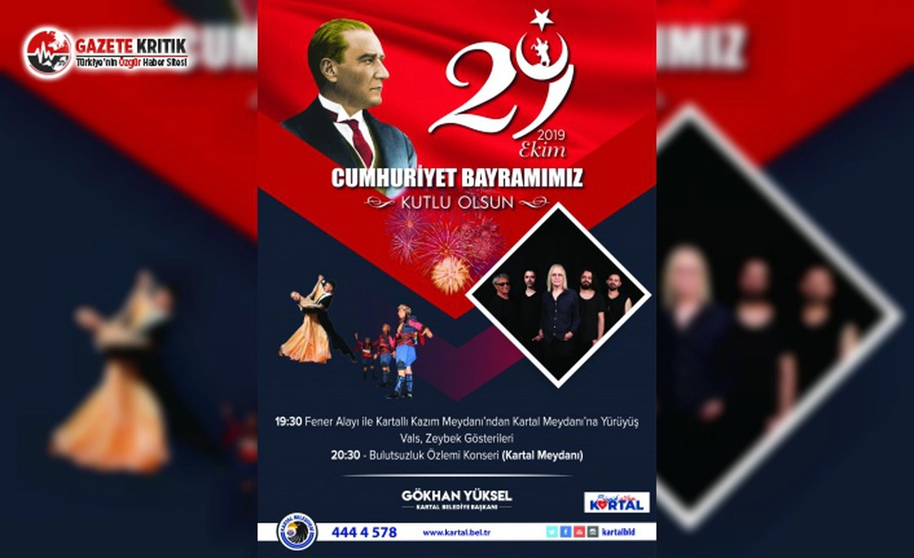 Cumhuriyet’in 96. Yılı Kartal’da Coşkuyla Kutlanacak