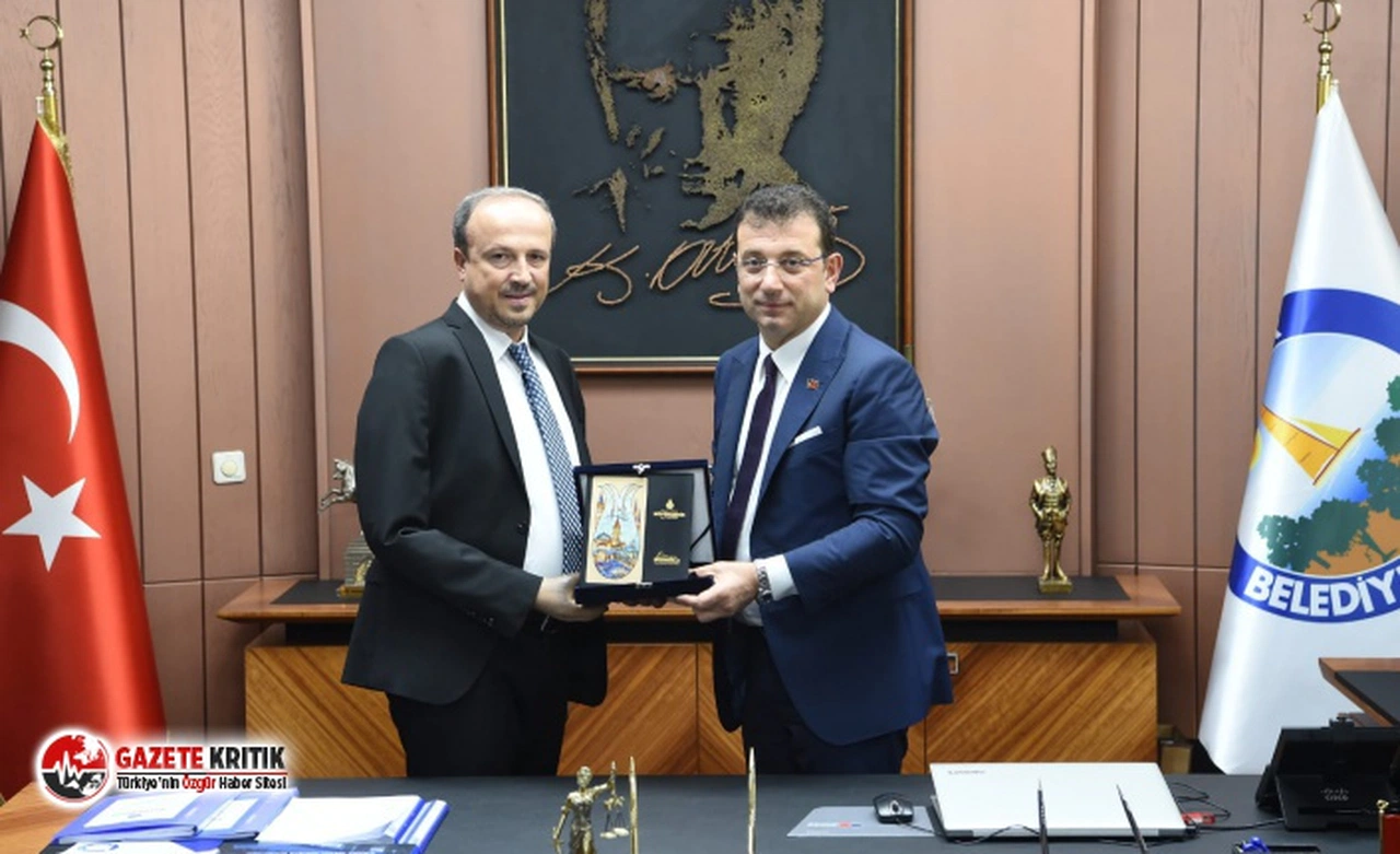 İBB BAŞKANI İMAMOĞLU HANÇERLİ'Yİ ZİYARET ETTİ