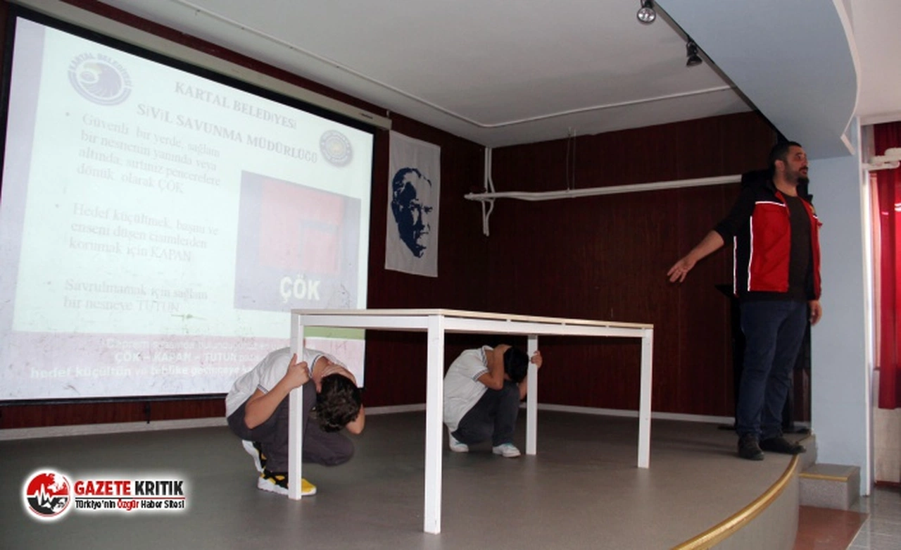 Kartal Belediyesi’nden Öğrencilere Deprem Bilinçlendirme Eğitimi