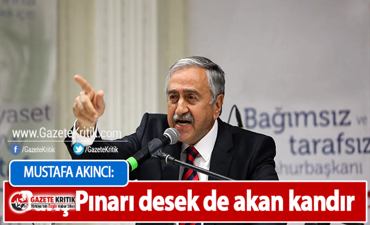 KKTC Cumhurbaşkanı Mustafa Akıncı: Barış Pınarı desek de akan kandır