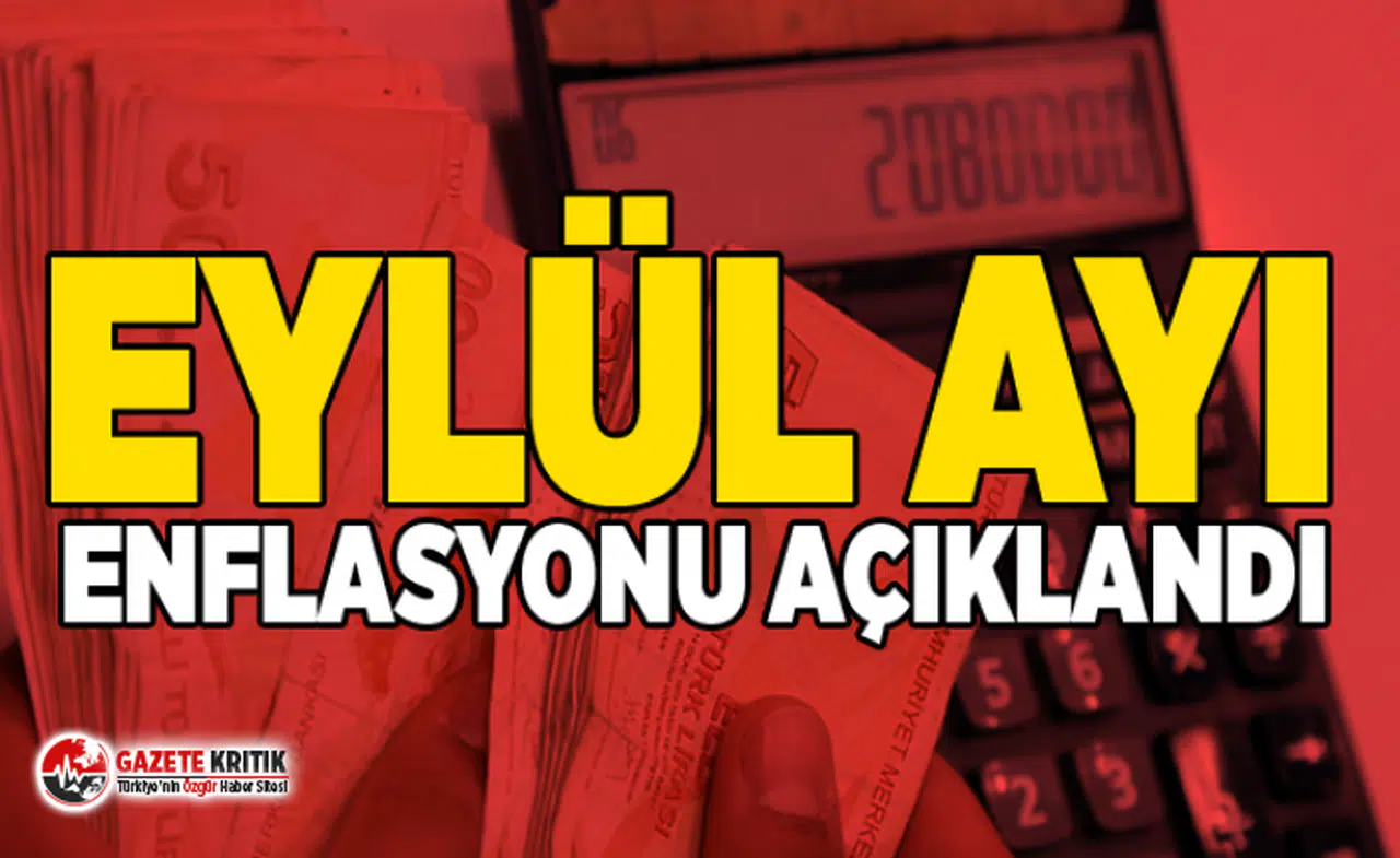 Merakla beklenen Eylül ayı enflasyonu açıklandı