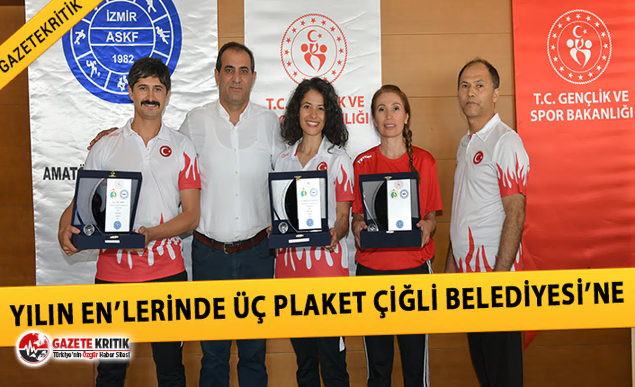 YILIN EN’LERİNDE ÜÇ PLAKET ÇİĞLİ BELEDİYESİ’NE