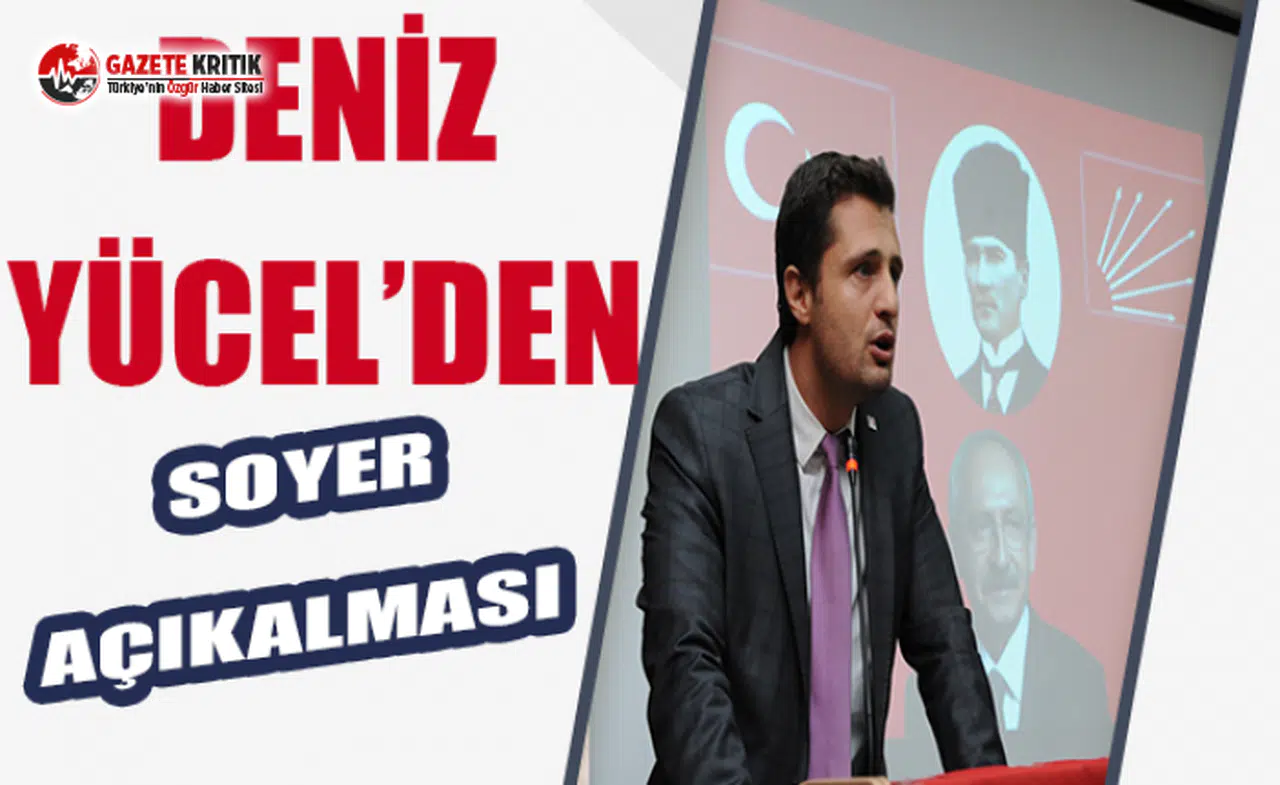 YÜCEL ‘ALGI’ VURGUSU YAPTI, SOYER’E SAHİP ÇIKTI