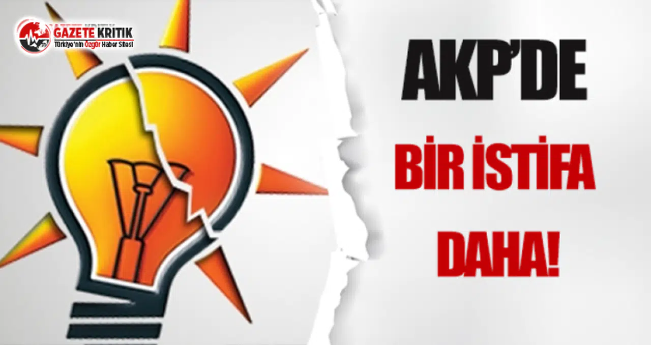 AKP'de Bir İstifa da İstanbul'dan!