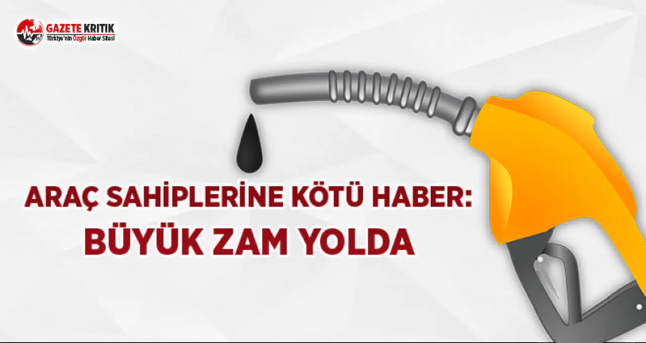 Araç Sahiplerine Kötü Haber: Büyük Zam Yolda!