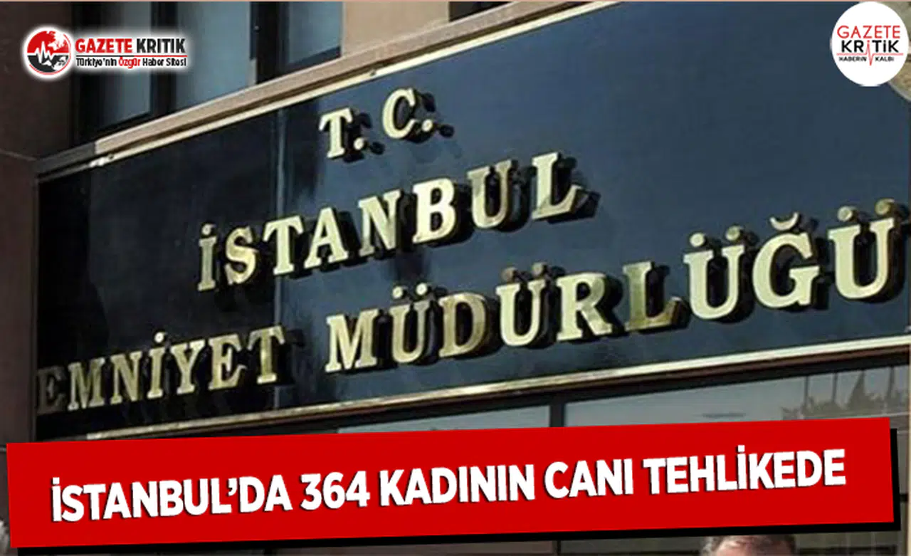 İstanbul'da 364 Kadının Canı Tehlikede!