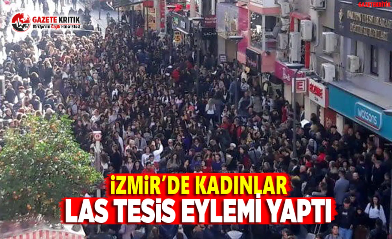 İzmir'de Kadınlar Las Tesis Eylemi Yaptı