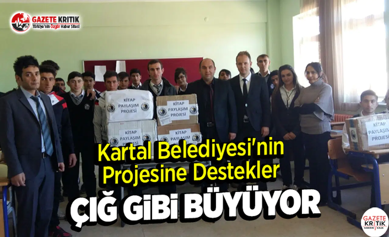 Kartal Belediyesi'nin Projesine Destekler Çığ Gibi Büyüyor