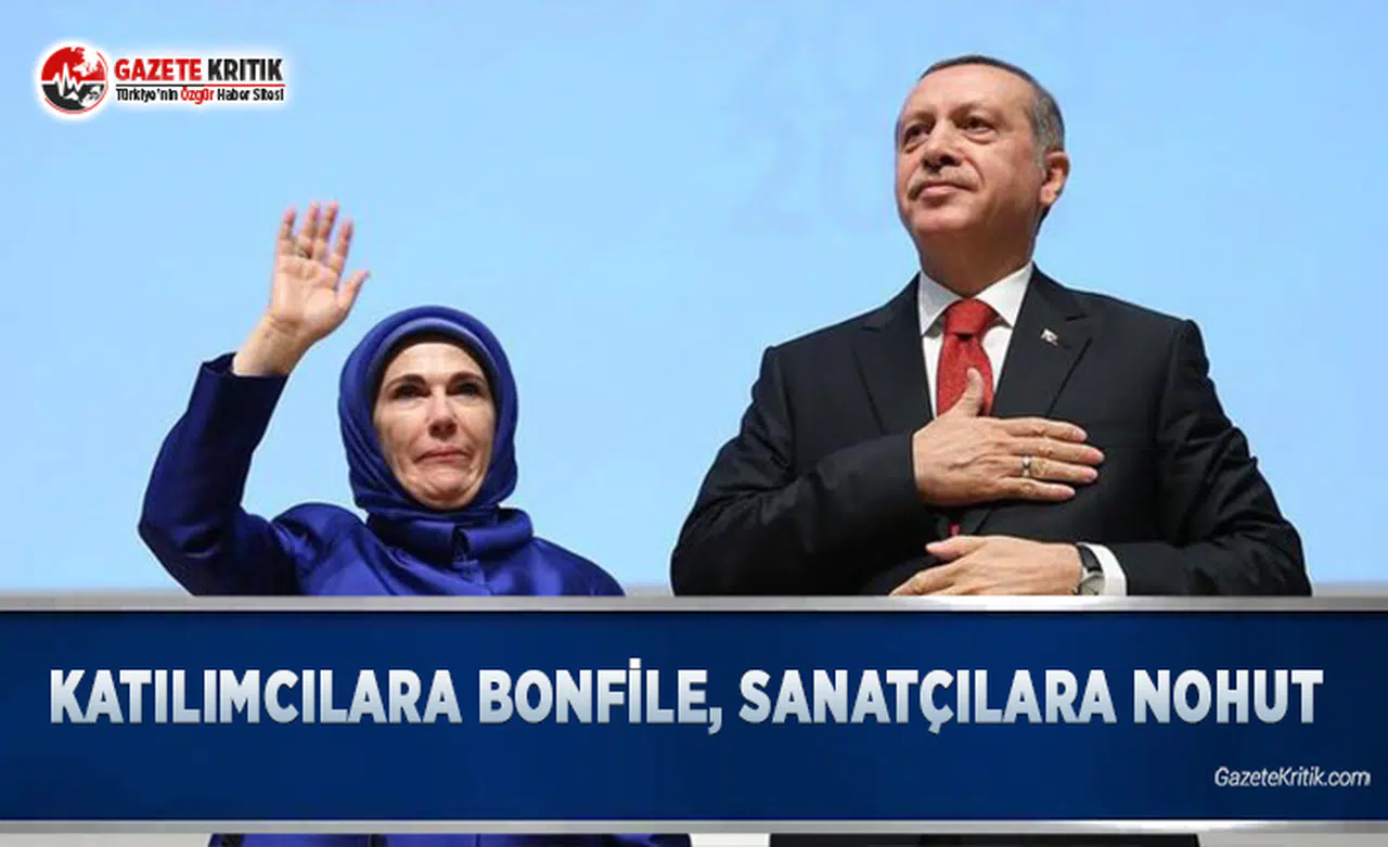 Katılımcılara Bonfile, Sanatçılara Nohut İkram Edildi