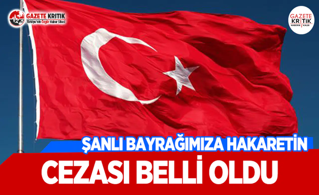 Şanlı Bayrağımıza Hakaretin Cezası Belli Oldu