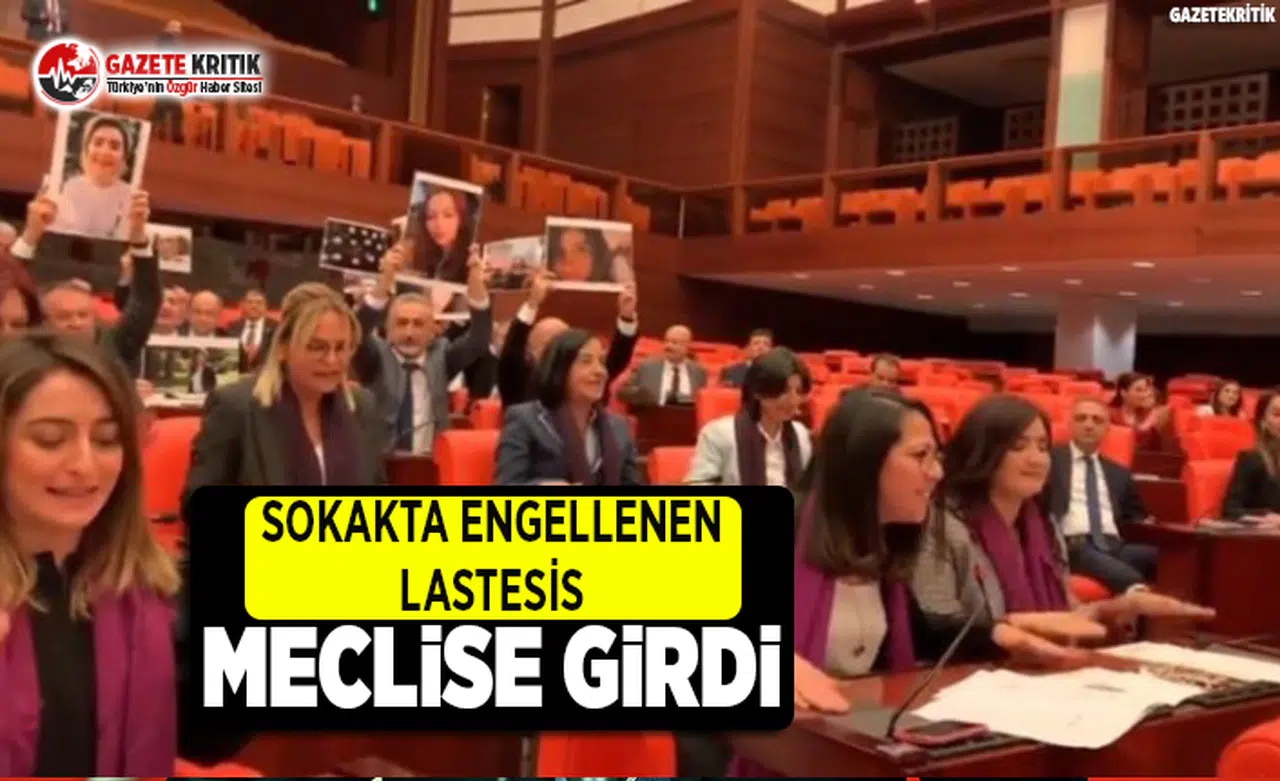 Sokakta Engellenen Las Tesis Meclis’e Girdi