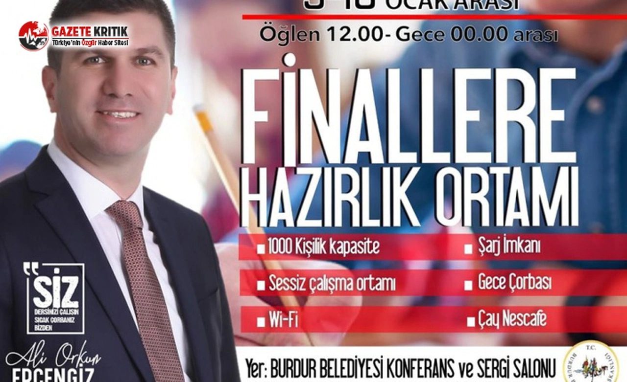 Başkan Ercengiz’den MAKÜ öğrencilerine Finallere Hazırlık Ortamı