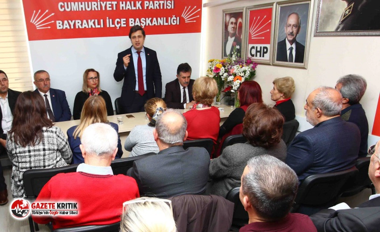 CHP İzmir İl Başkanı Deniz Yücel, Bayraklı örgütüyle buluştu