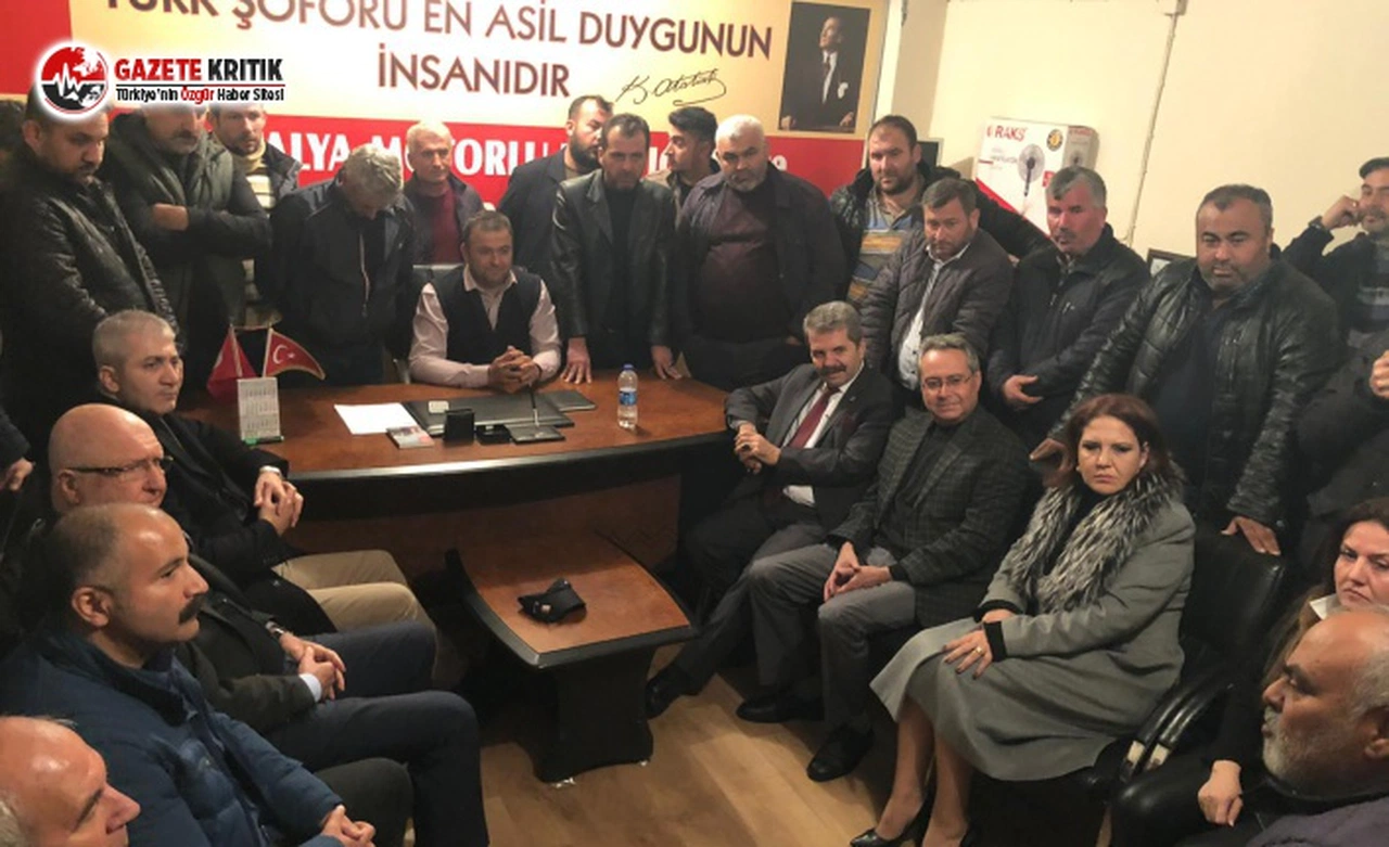CHP'li Zeybek'ten Antalyalı Kamyonculara Ziyaret