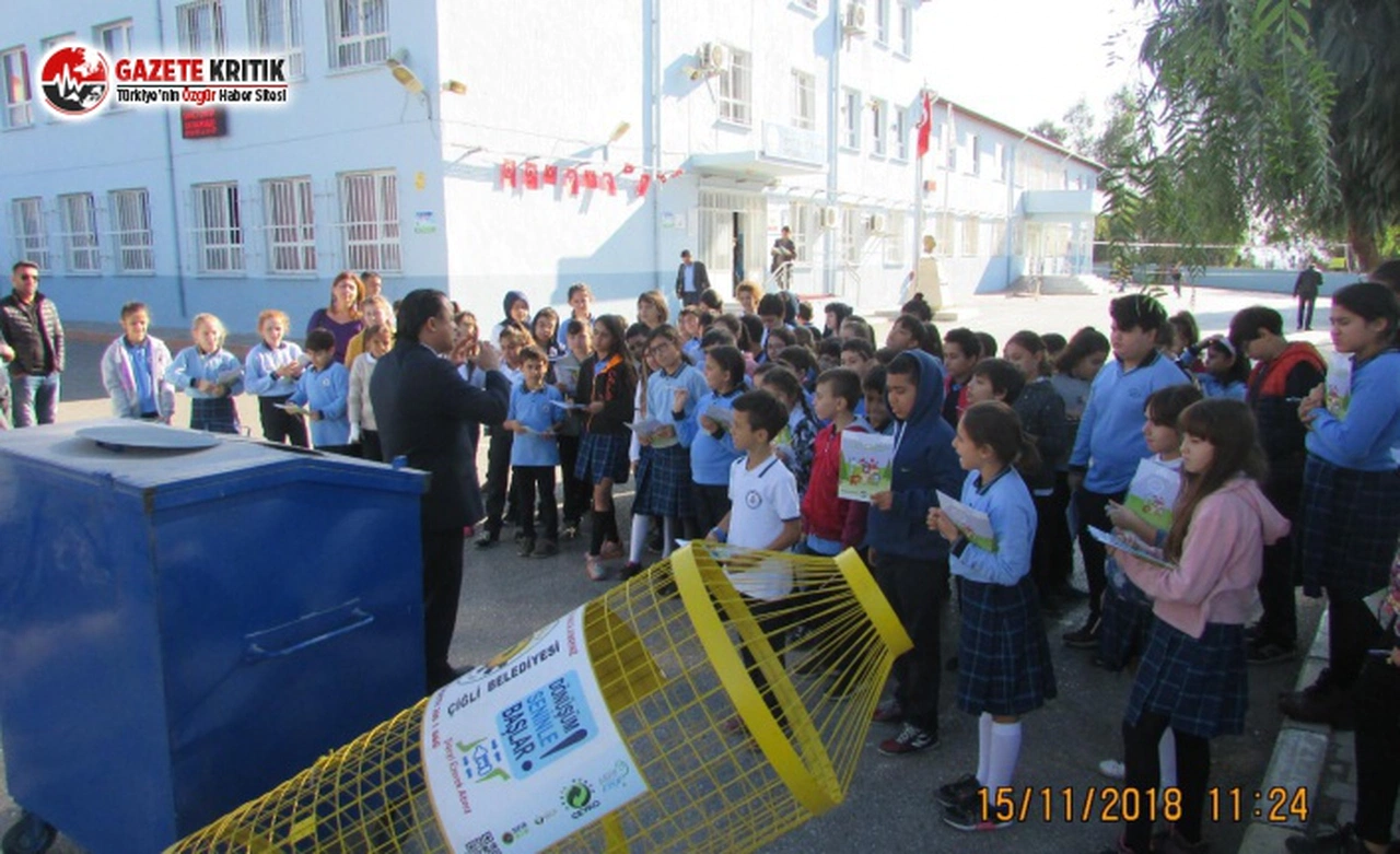 Çiğli Belediyesi’nden Okullara “Çevre Dostu” Hediye