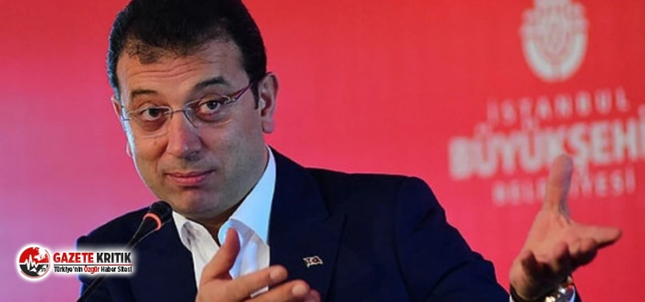 İmamoğlu imar değişikliği ve tahsis kararları nedeniyle İBB'ye dava açtı