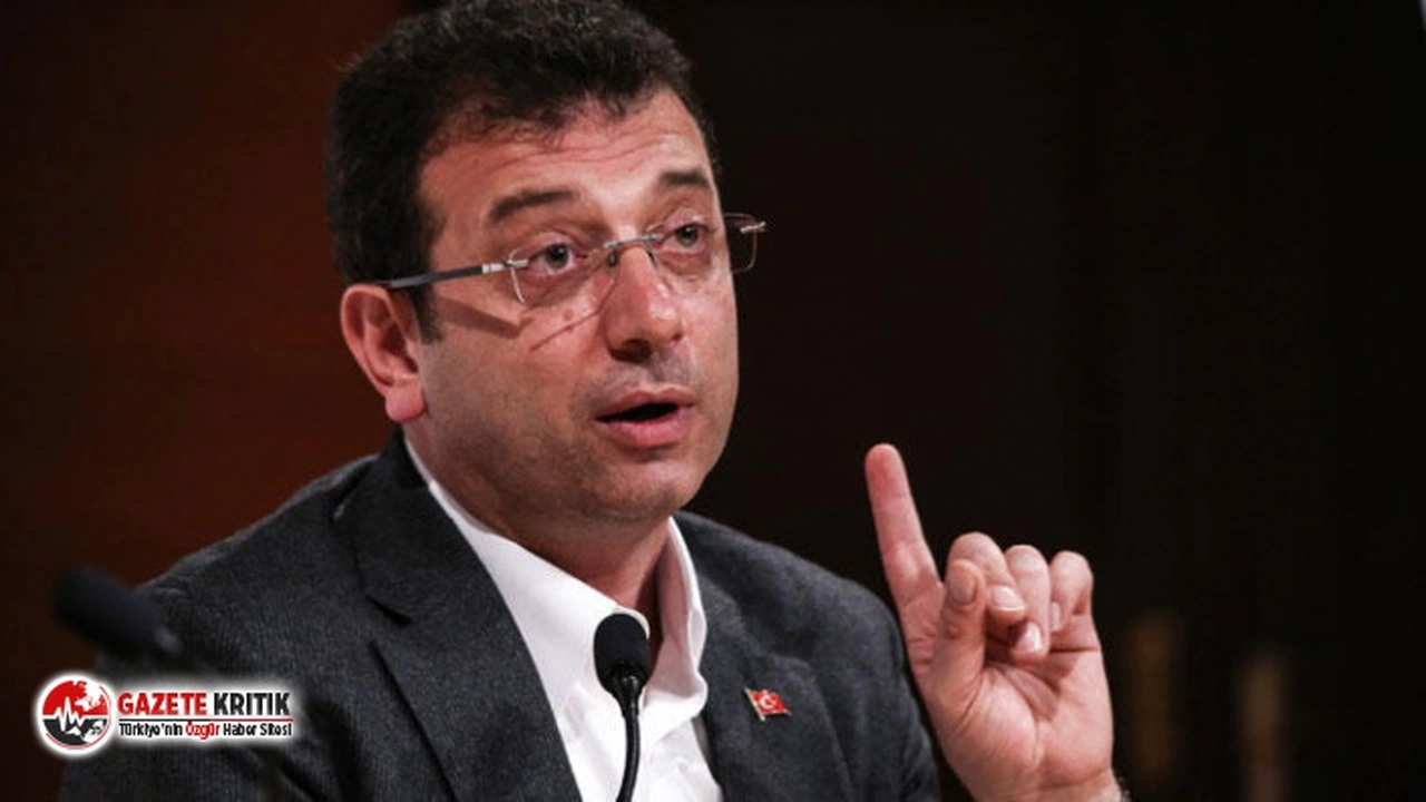 İmamoğlu'ndan tepkilere yanıt:  Kayak  zil takıp, oynamak değildir!