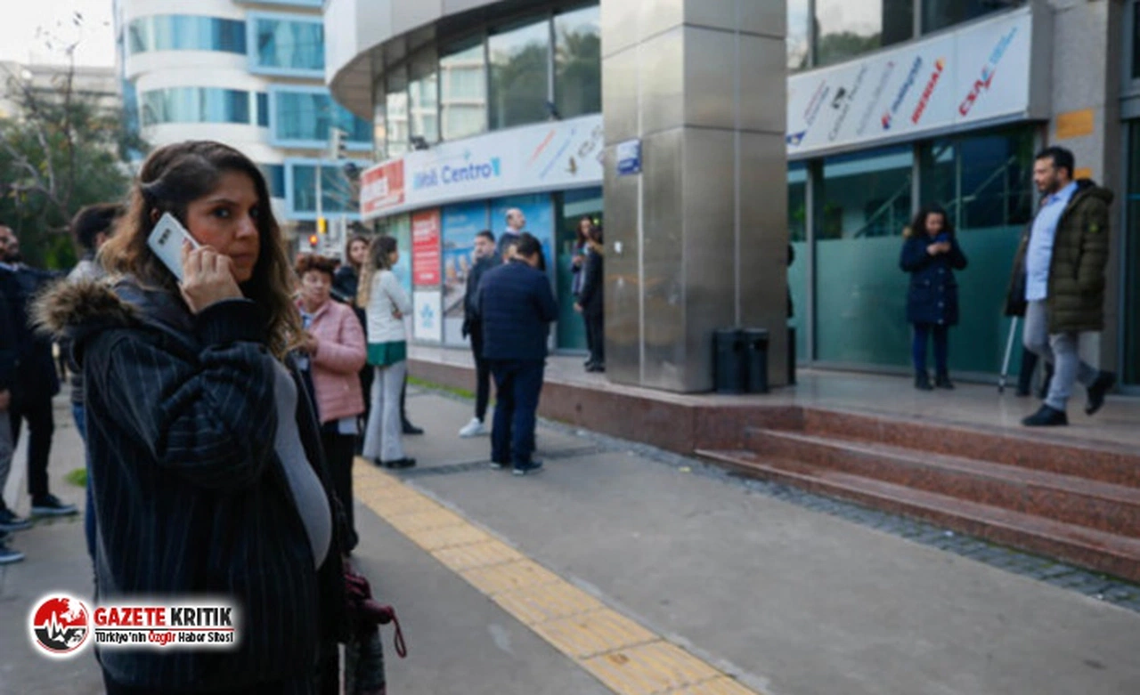 Manisa'da meydana gelen depremde insanlar sokaklara döküldü!