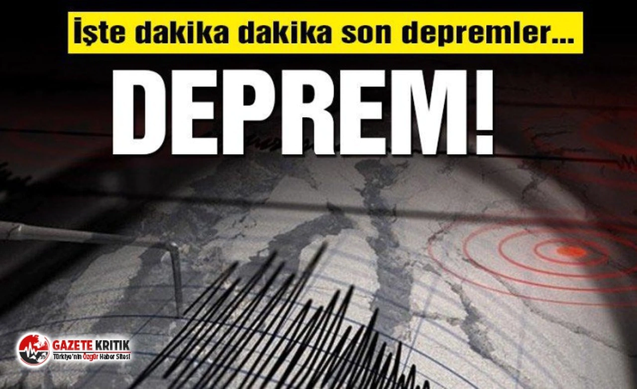 Son dakika...Manisa'da deprem insanları sokağa döktü