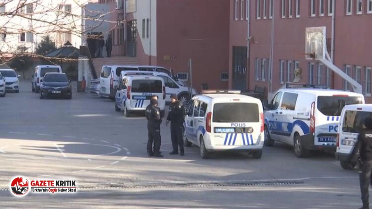 Ankara'da okulda dehşet! Okul müdürünü yaraladı, intihar etmeye kalktı