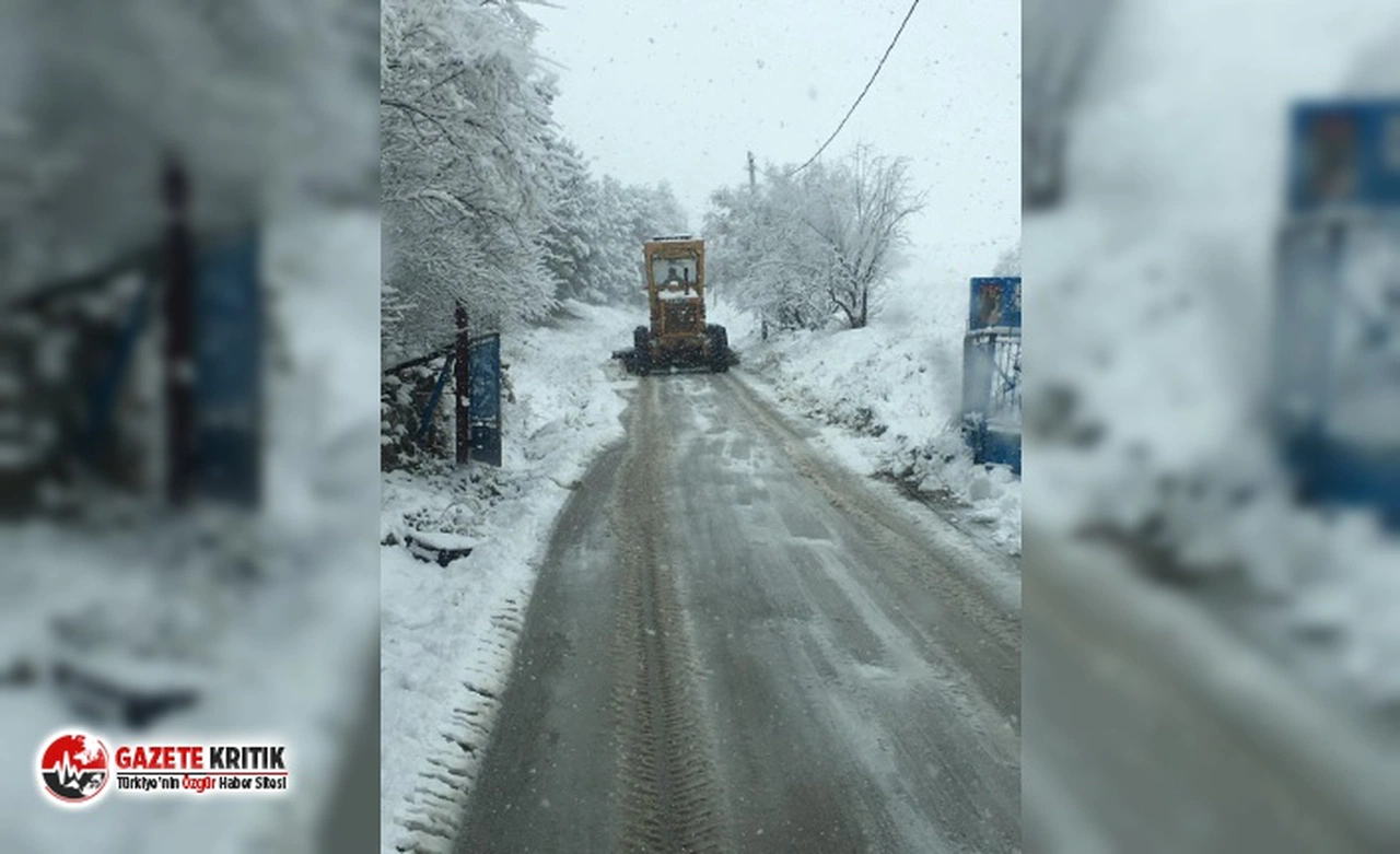 Burdur'da Karla Mücadele Devam Ediyor
