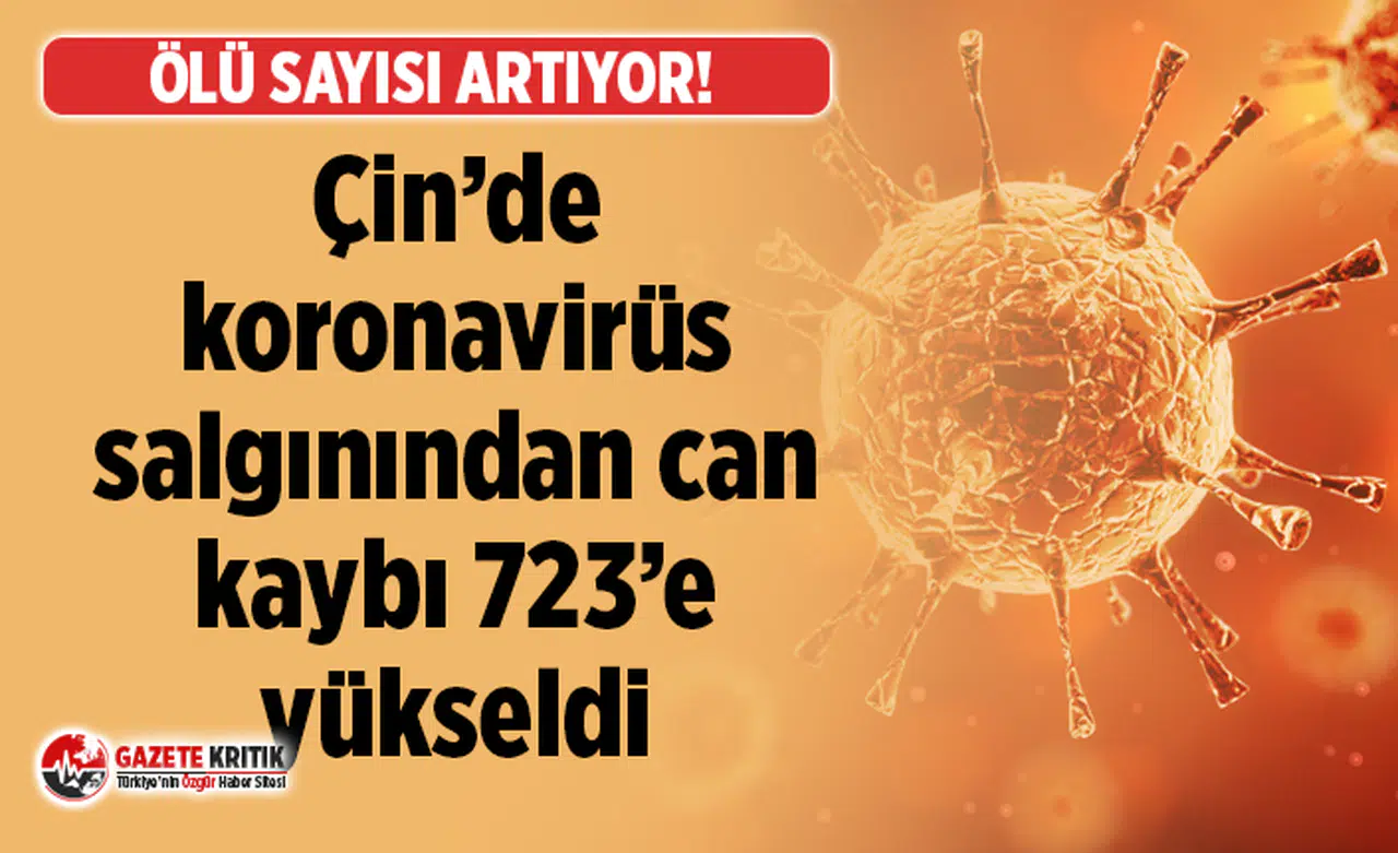 Çin’de koronavirüs nedeniyle ölenlerin sayısı 724’e yükseldi