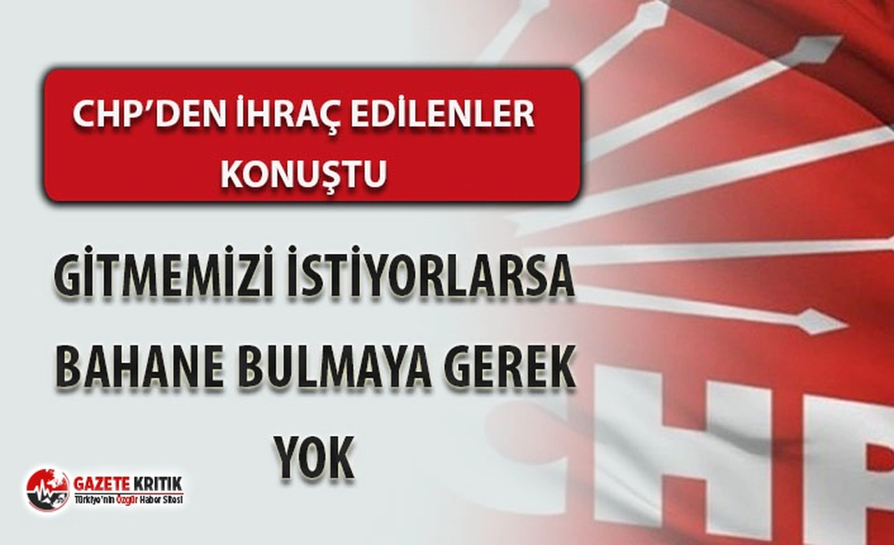 CNN Türk'e çıktıkları için CHP'den ihracı istenenler konuştu: Toptan gitmemizi istiyorlarsa bahane bulmaya gerek yok