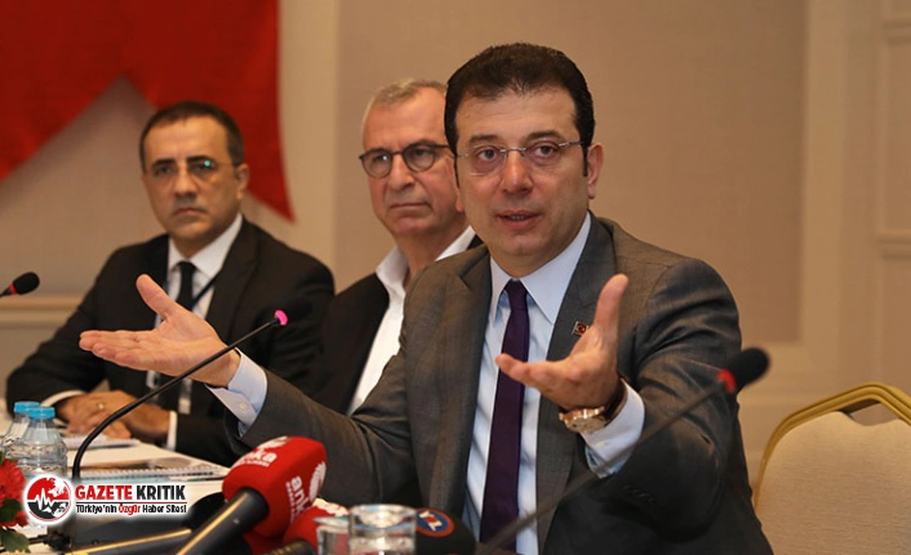 Ekrem İmamoğlu'ndan sert çıkış: Kanal İstanbul masası yıkılmıştır