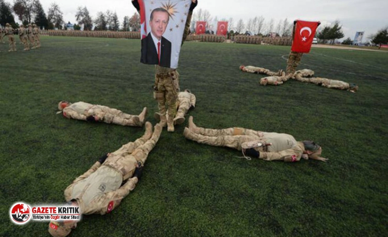 Kışlada siyaset! Uzmanların yemin töreninde Erdoğan posteri açıldı