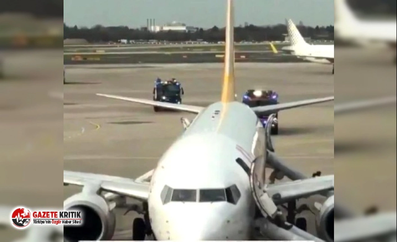 Pegasus uçağında yangın paniği! Yolcular tahliye edildi