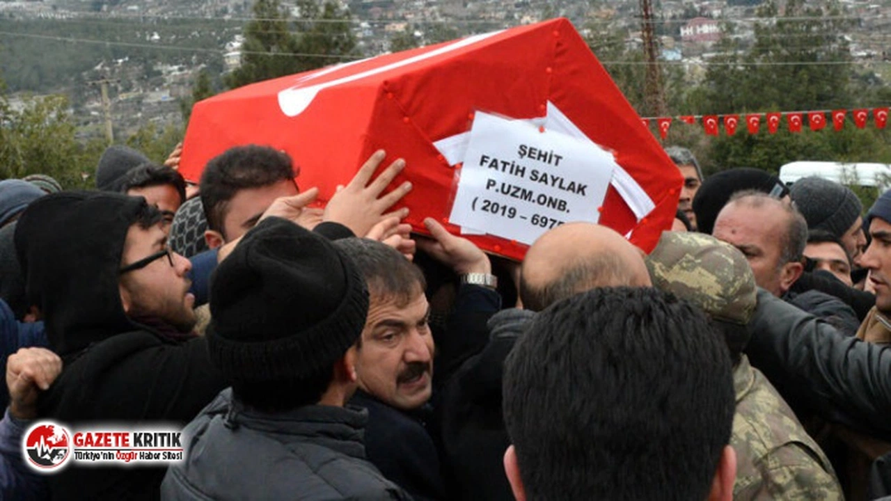 Şehit Uzman Onbaşı Fatih Saylak son yolculuğuna uğurlandı