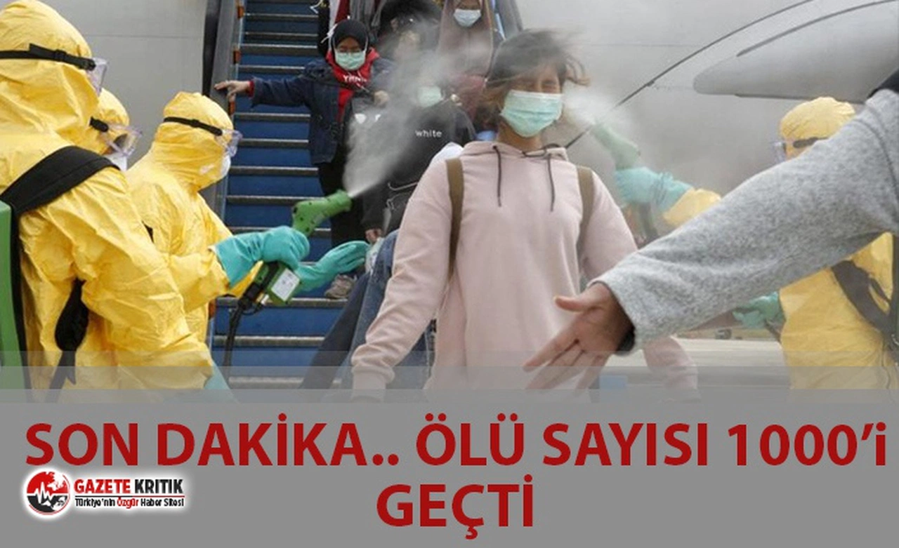 SON DAKİKA.. ÖLÜ SAYISI 1000'i GEÇTİ