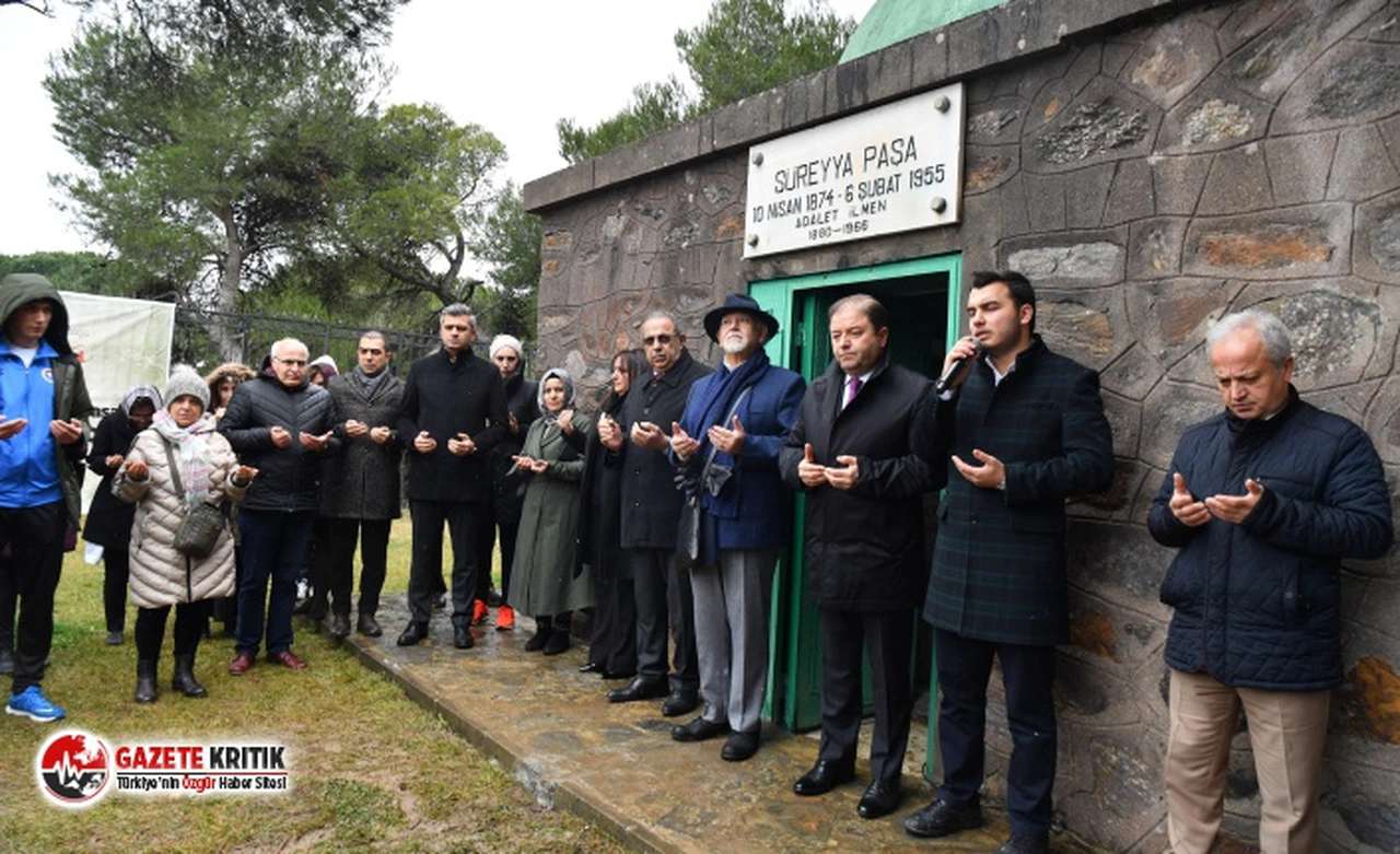 Süreyya Paşa vefatının 65. yılında kabri başında anıldı