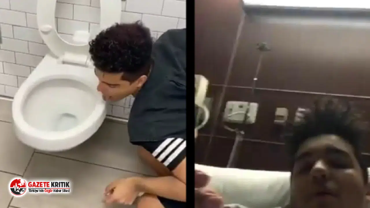 Koronavirüse ‘meydan okumak’ için klozeti yalayan fenomen hastalık kaptığını açıkladı