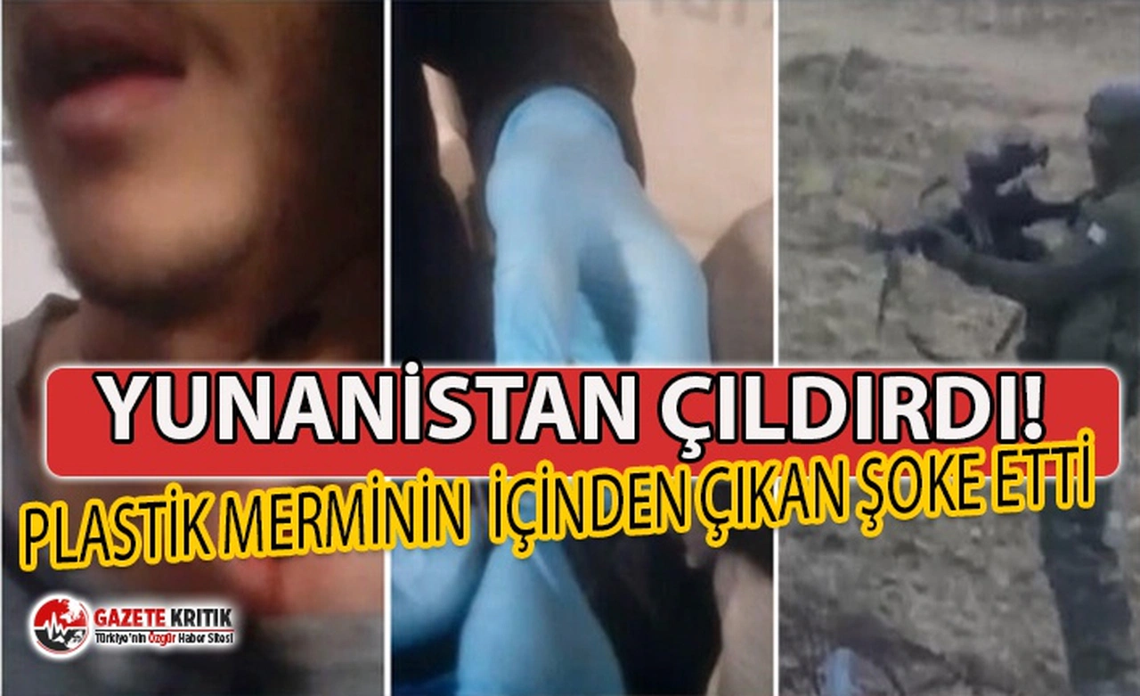Sınırda rezalat! Plastik merminin içinden çıkan şoke etti