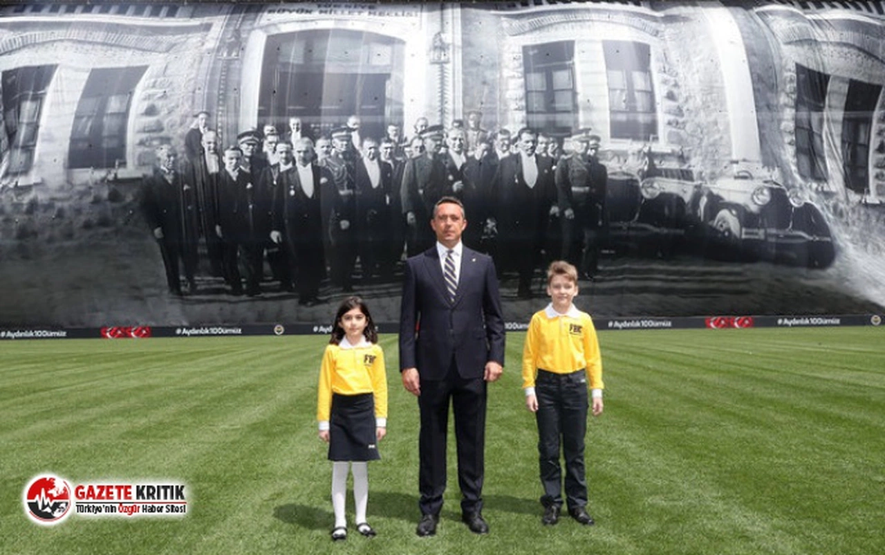 100 yıl önceki fotoğraf, Fenerbahçe Stadı'nda dalgalandı