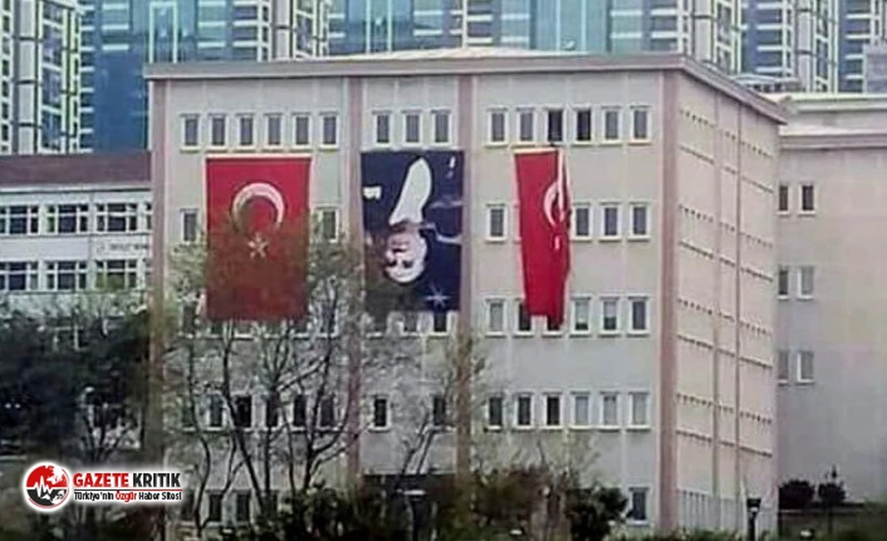 Atatürk’ün resmini ters asan üniversiteden açıklama: Bir anlık dikkatsizlik!