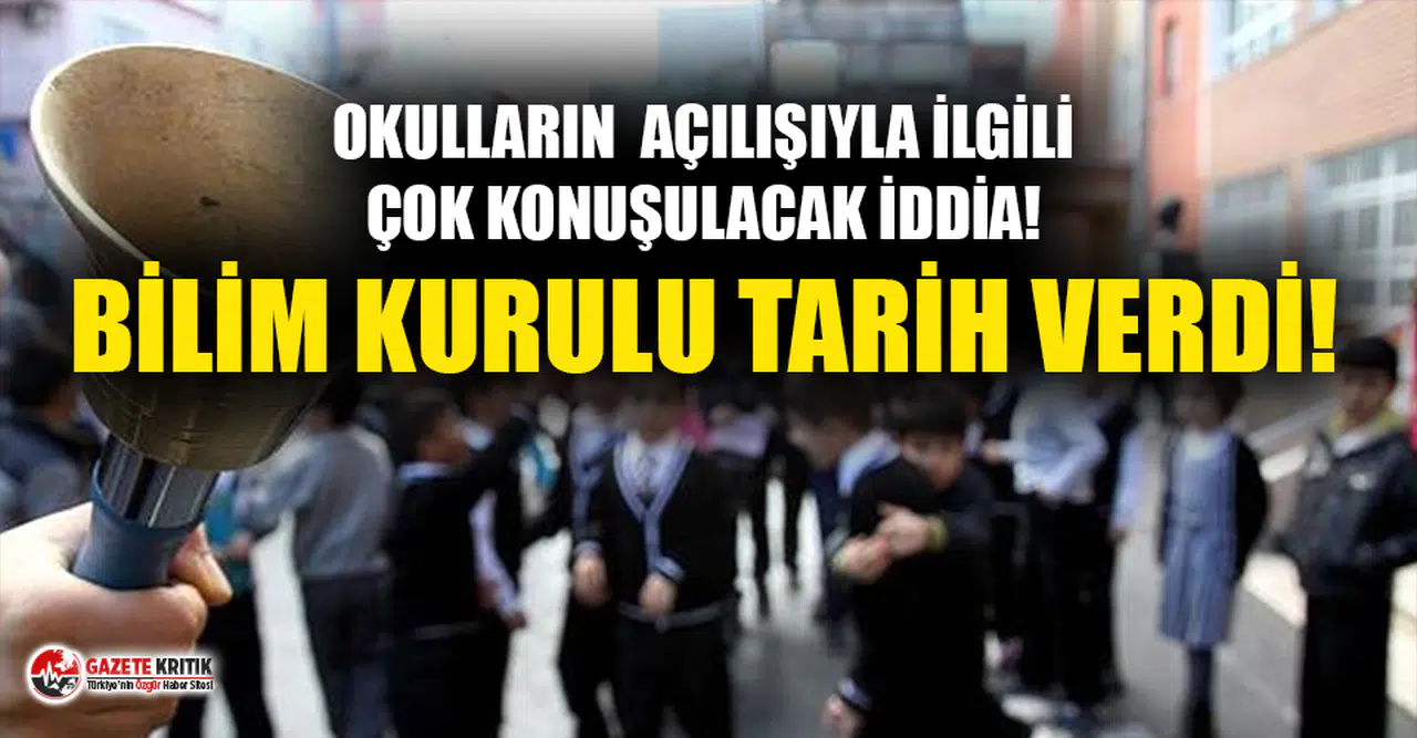 ''Bilim Kurulu okulların o aya kadar kapalı kalmasını önerdi''