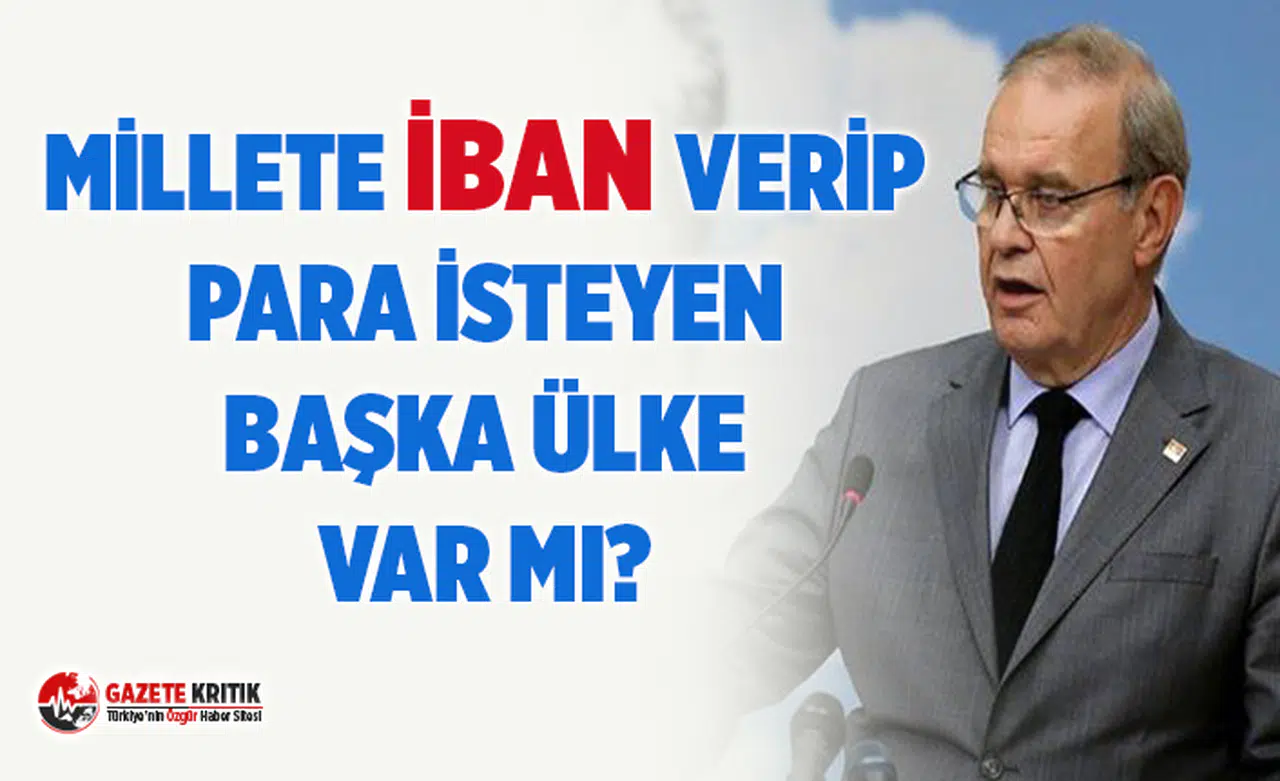 CHP Sözcüsü Faik Öztrak: 'Kasayı tüketip, milletin bağışına göz dikmişler'