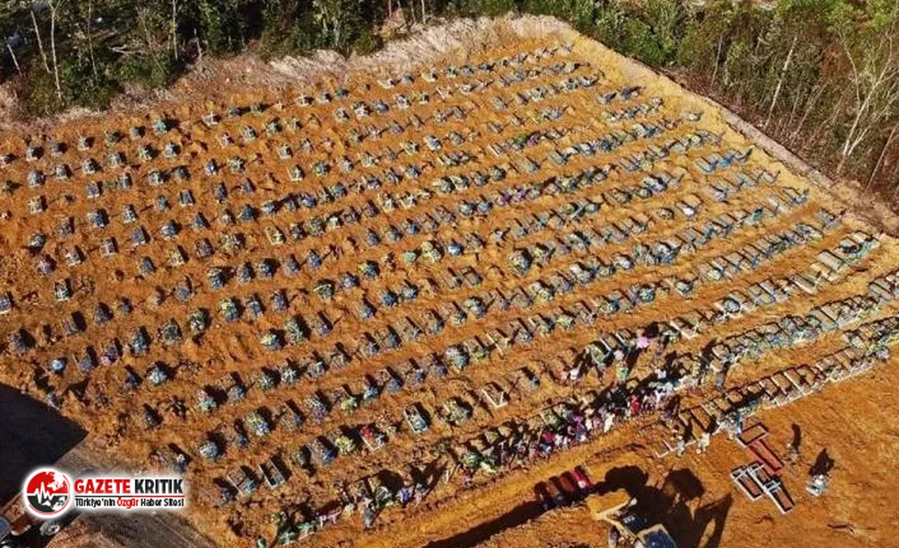 Korku filmi gibi görüntüler! Hayatını kaybedenler toplu mezarlara gömüldü!