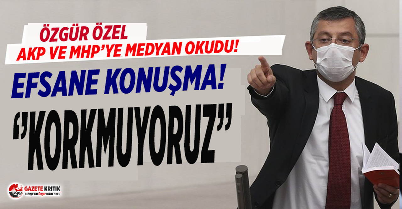 Özgür Özel’den tehditlere hodri meydan: Anketlerde eriyorsunuz ya ondan çıldırdınız
