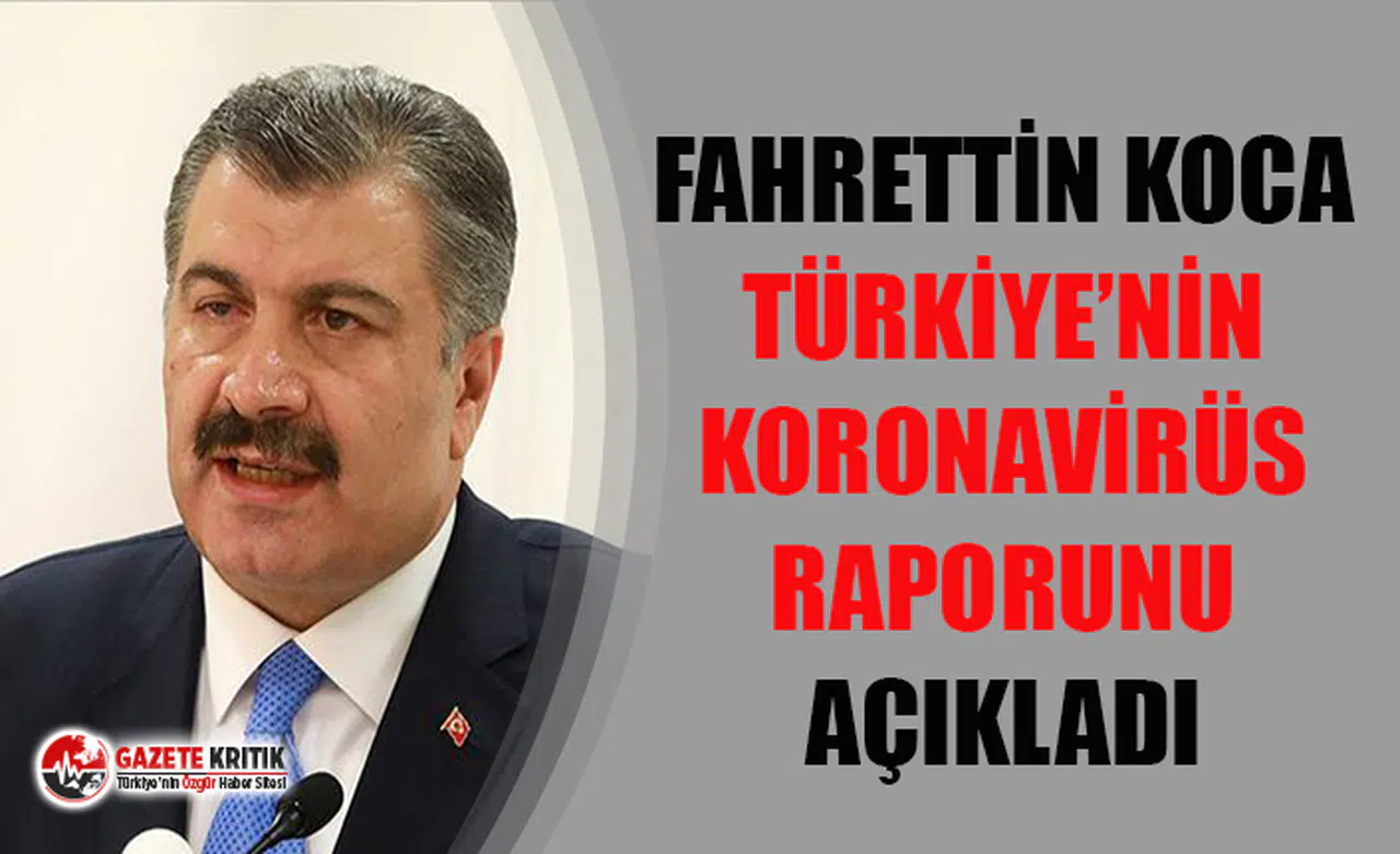 Sağlık Bakanı açıkladı: Türkiye'de  1643 kişi hayatını kaybetti!