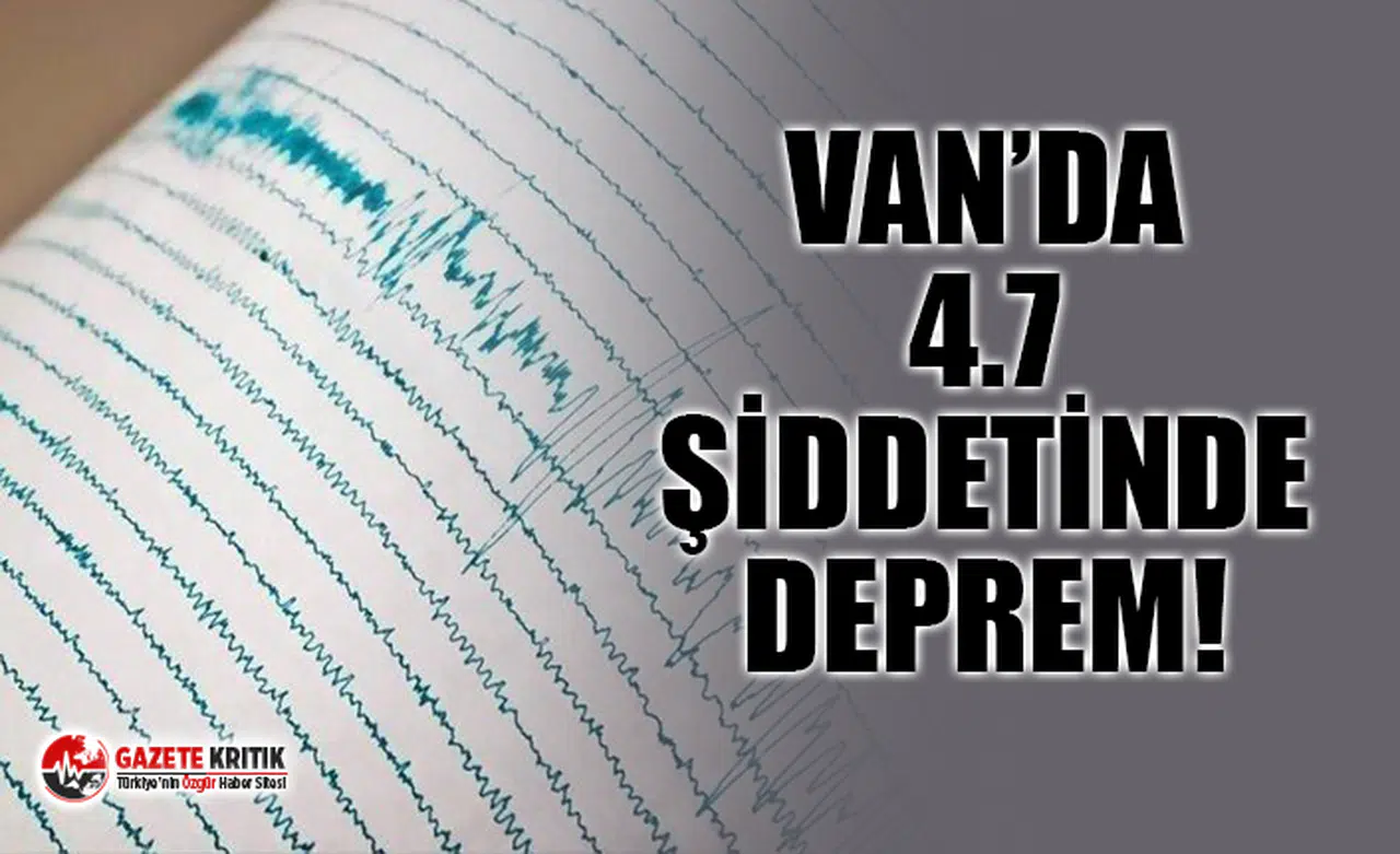 Van'da Korkutan Deprem!