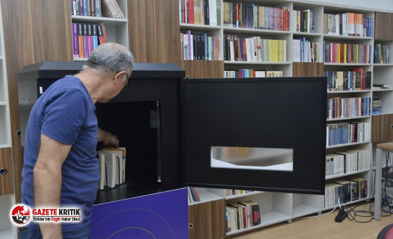 Yenişehir Belediyesinden kitap dezenfeksiyon cihazı