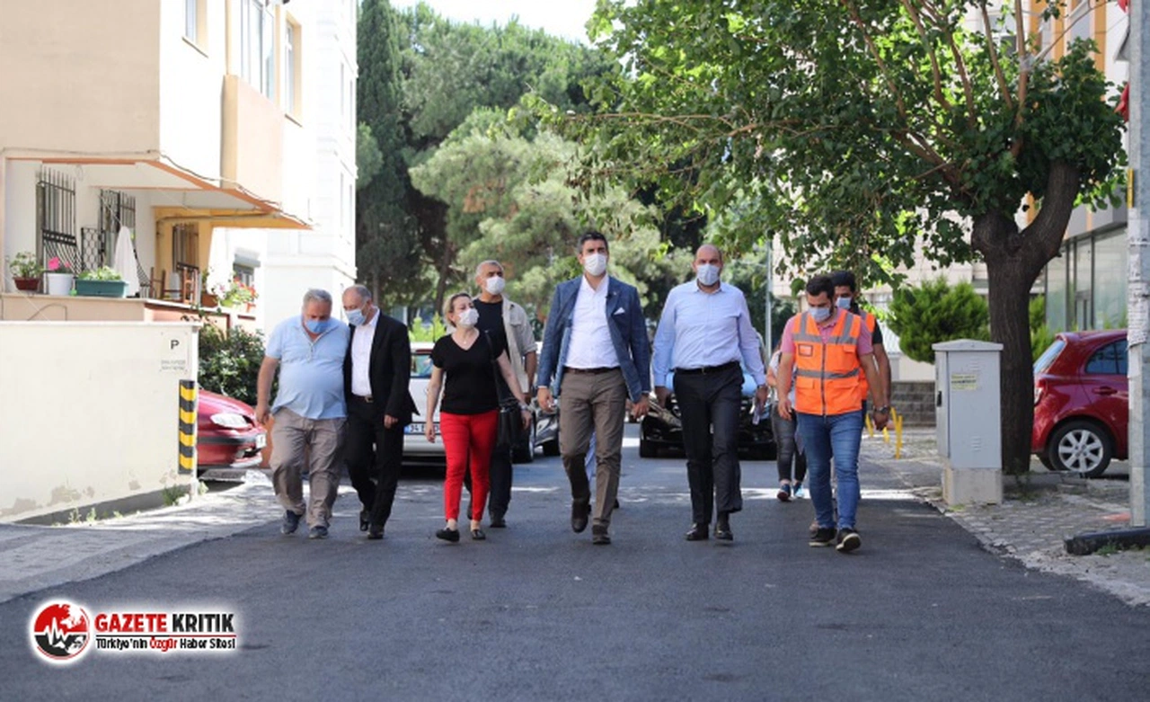 Başkan Gökhan Yüksel, Devam Eden Asfalt Çalışmalarını İnceledi