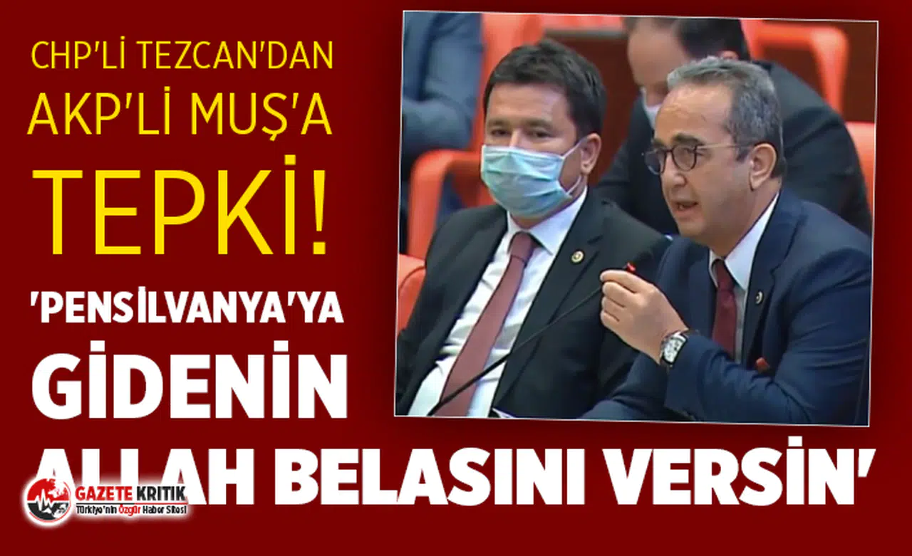 CHP'li Tezcan'dan AKP'li Muş'a sert tepki!