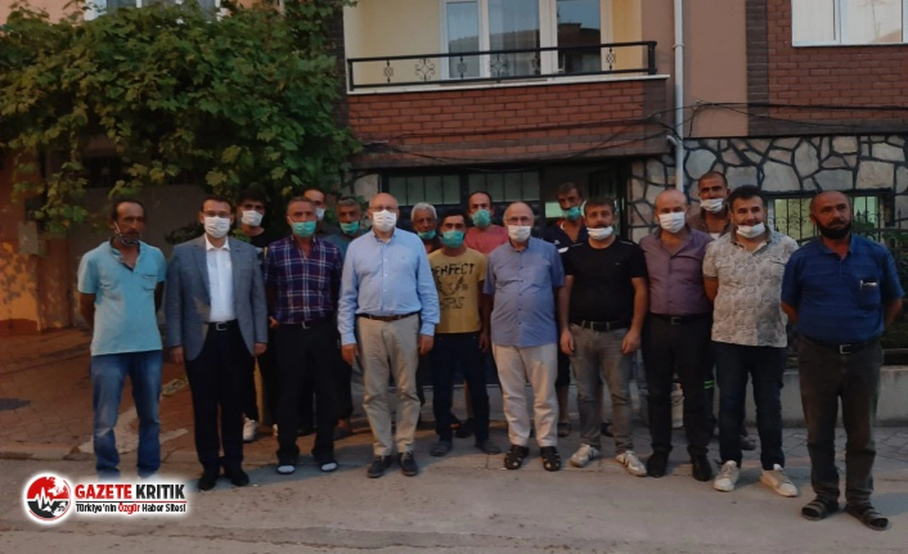 İnşaat işçileri CHP’li Çakırözer ile iktidara seslendi: 'Patrona değil, işçiye güvence sağlayın'