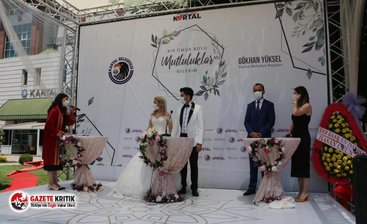 Kartal'da nikahlar artık açık havada kıyılıyor
