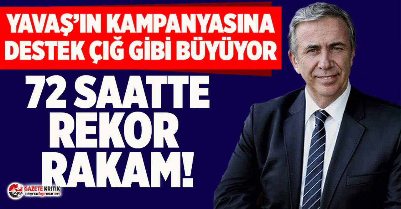 Mansur Yavaş Ankara’ya seslendi Türkiye destek oldu!