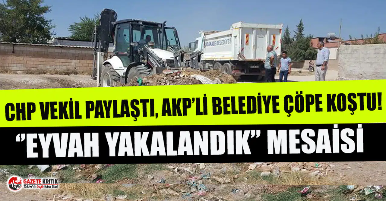 AKP'li Belediye'nin ''Eyvah Yakalandık'' Mesaisi!